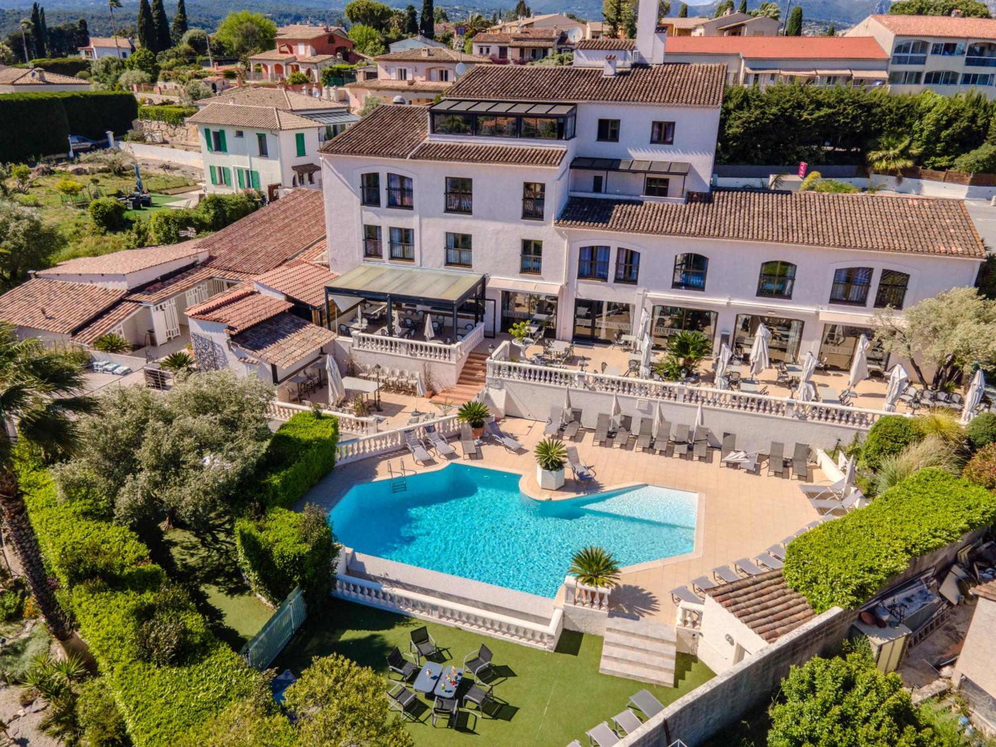 Hotel & Restaurant Perla Riviera Villeneuve-Loubet Zewnętrze zdjęcie
