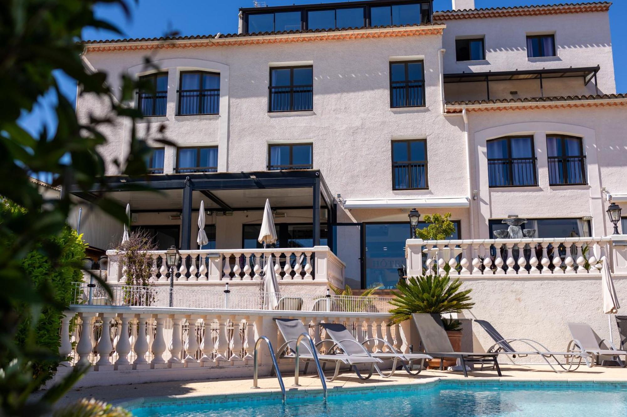Hotel & Restaurant Perla Riviera Villeneuve-Loubet Zewnętrze zdjęcie