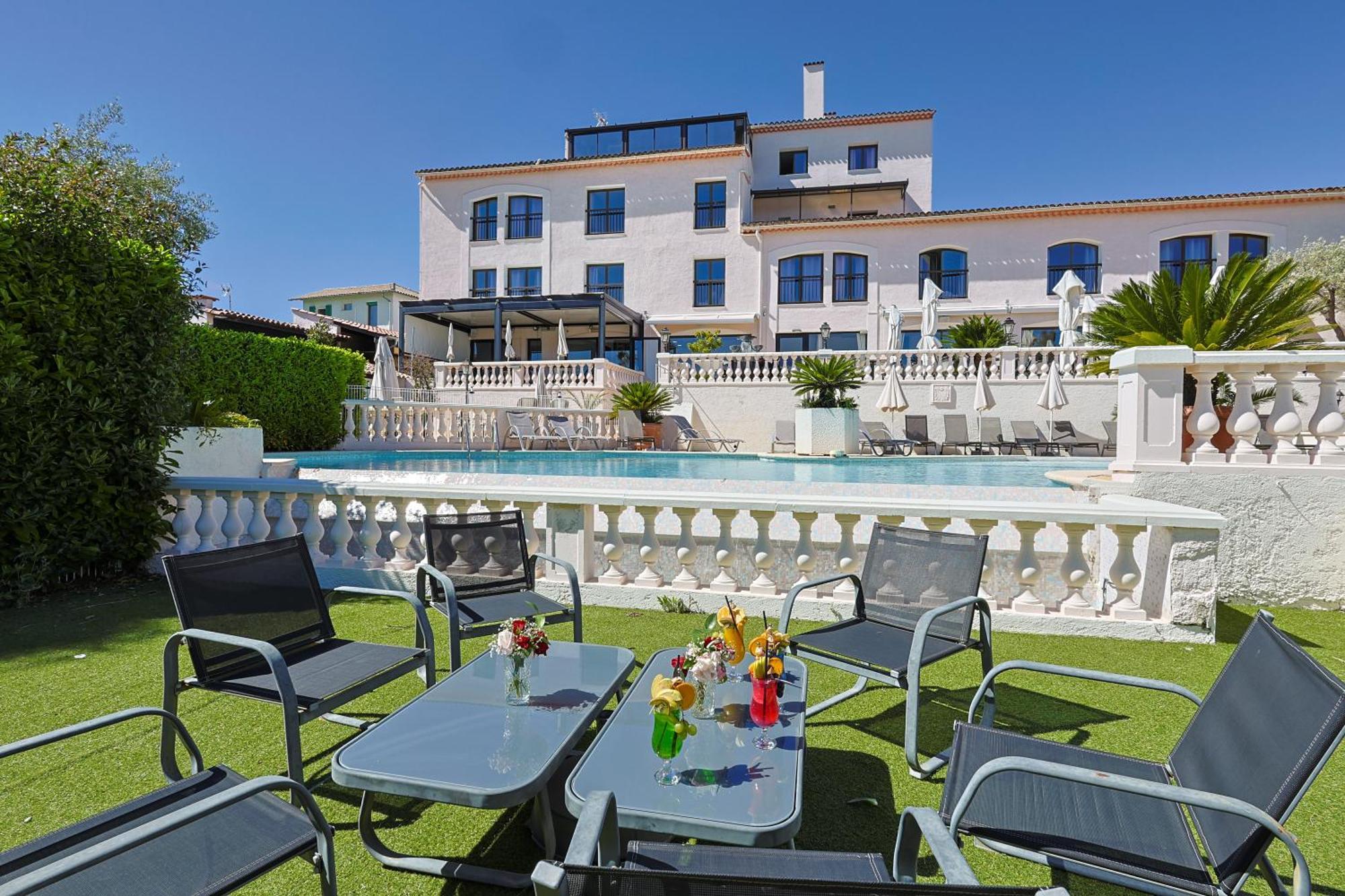 Hotel & Restaurant Perla Riviera Villeneuve-Loubet Zewnętrze zdjęcie