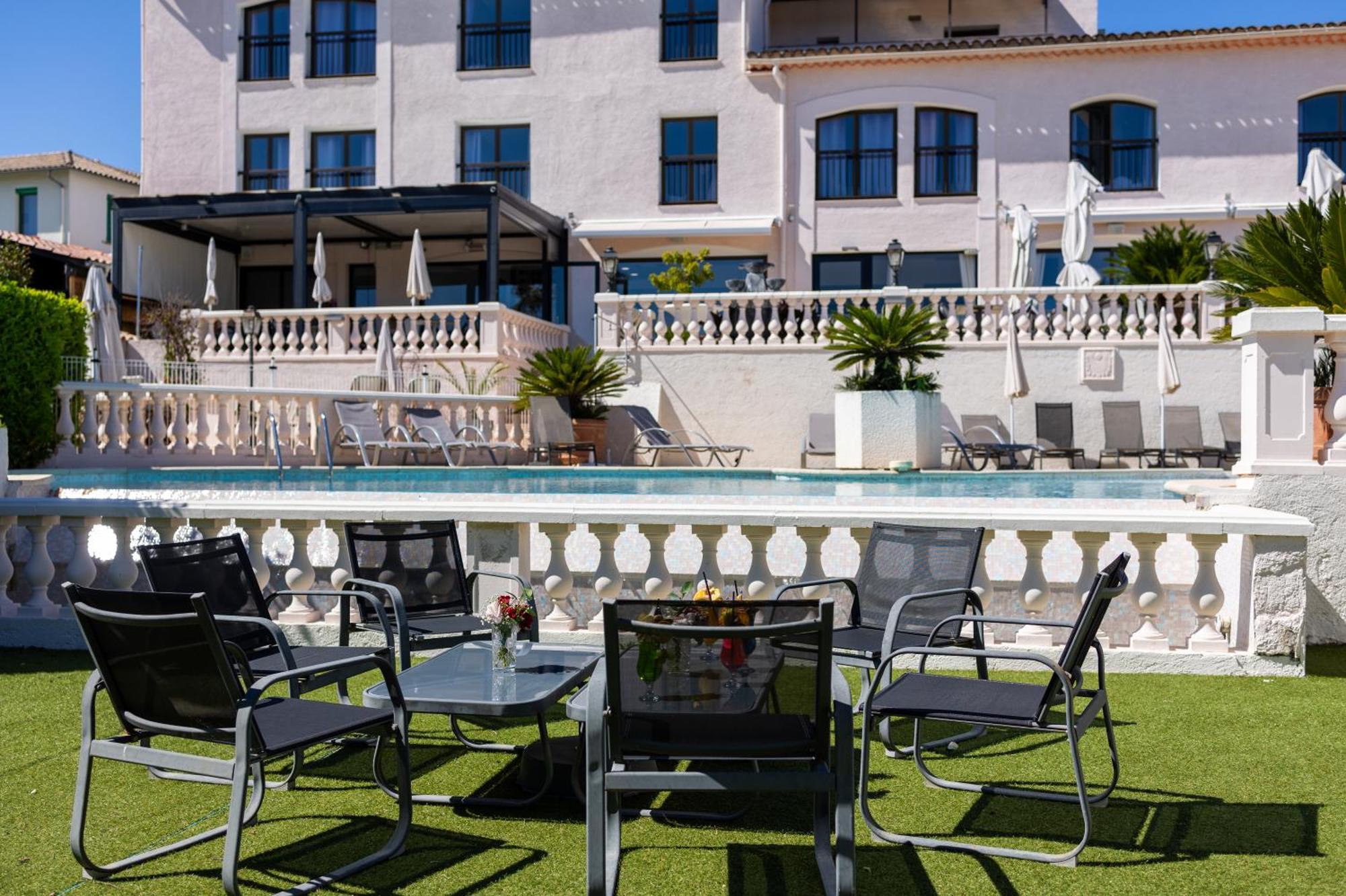Hotel & Restaurant Perla Riviera Villeneuve-Loubet Zewnętrze zdjęcie
